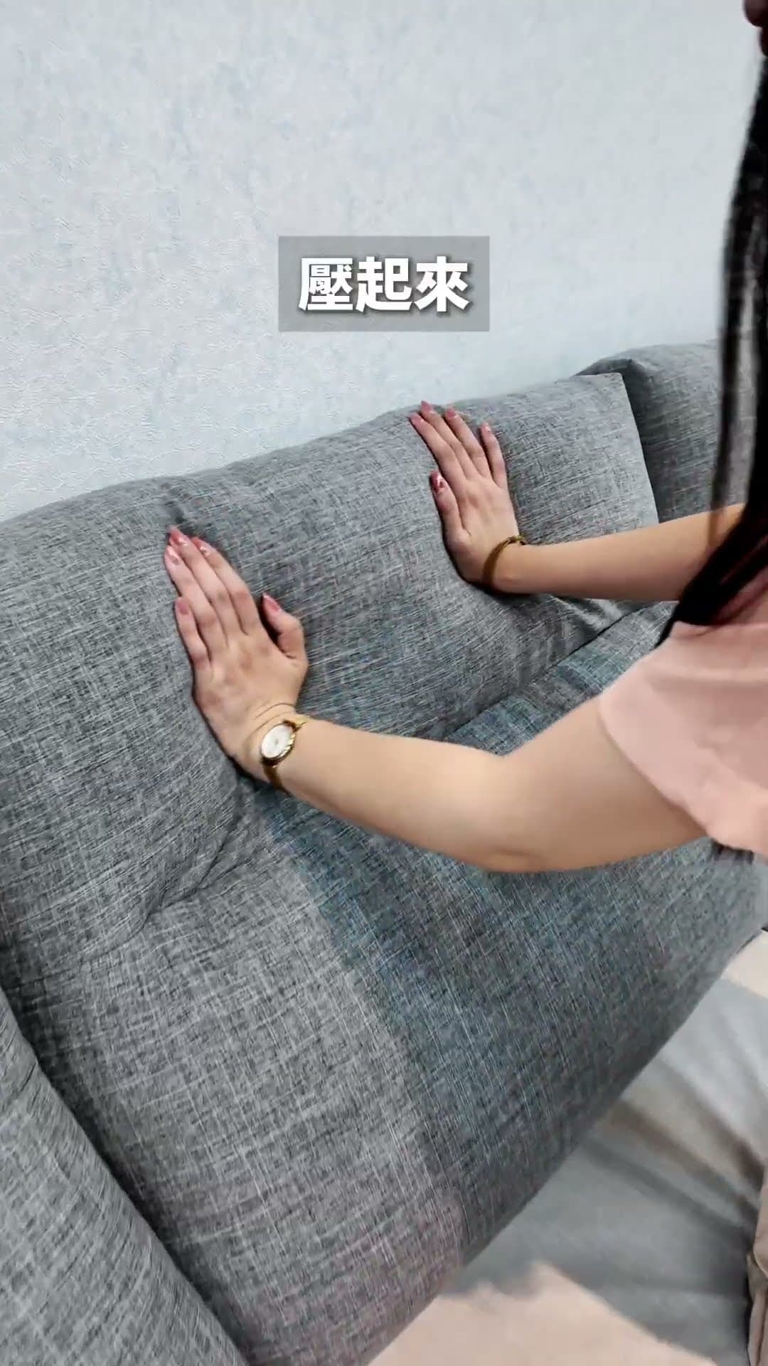 📢小家庭也能輕鬆入手！【妮可斯大L型沙發】三座可推超舒適！