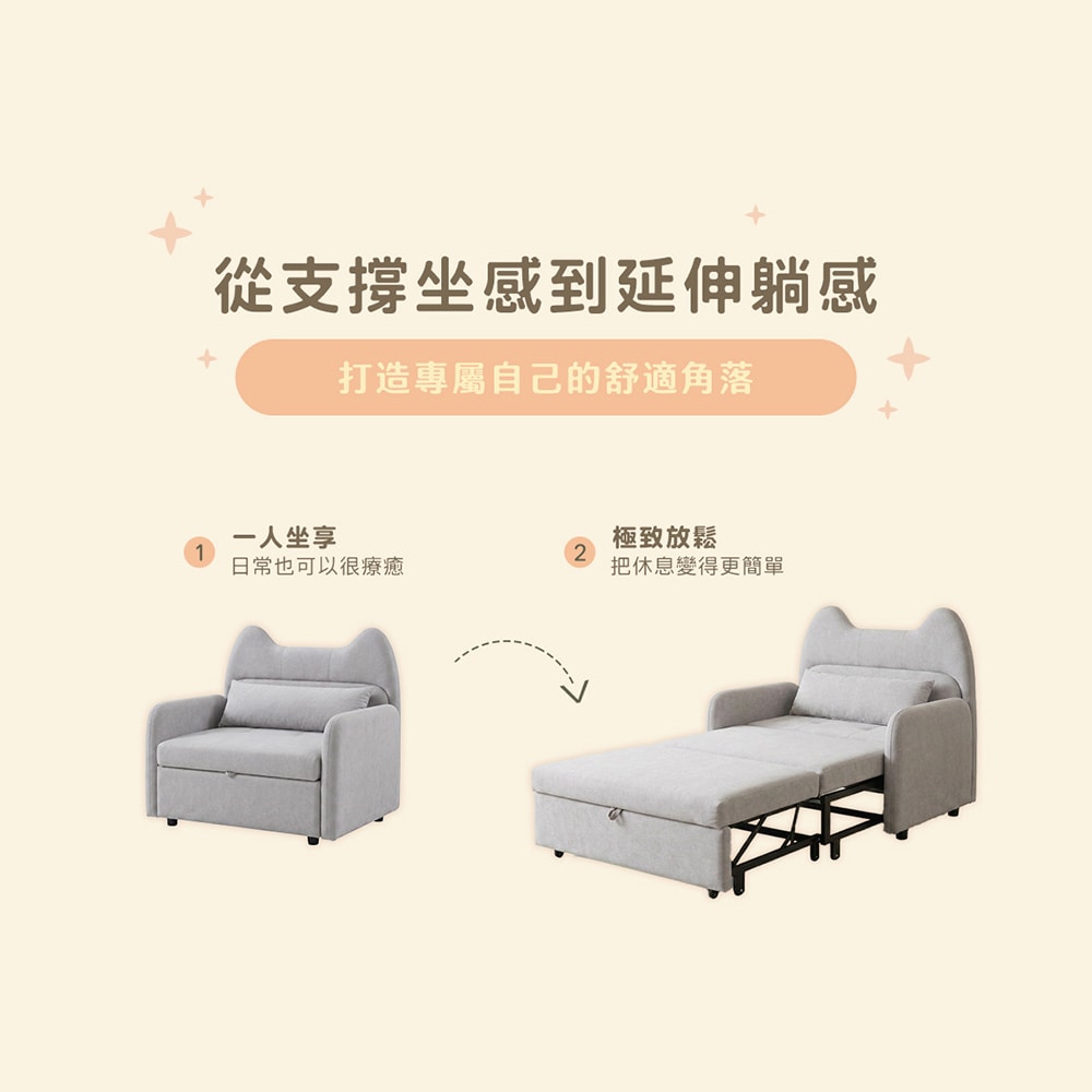 晚安沙發床介紹 2