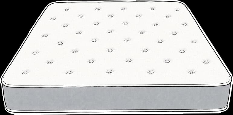 放空床墊外觀示意