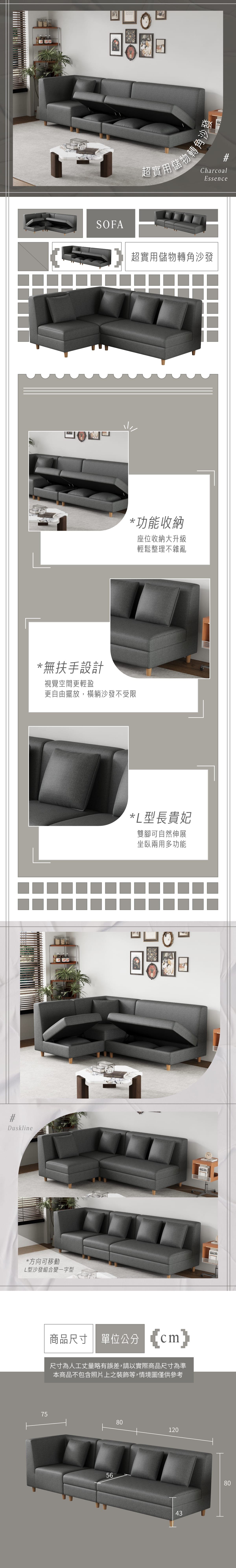超實用儲物轉角 商品說明